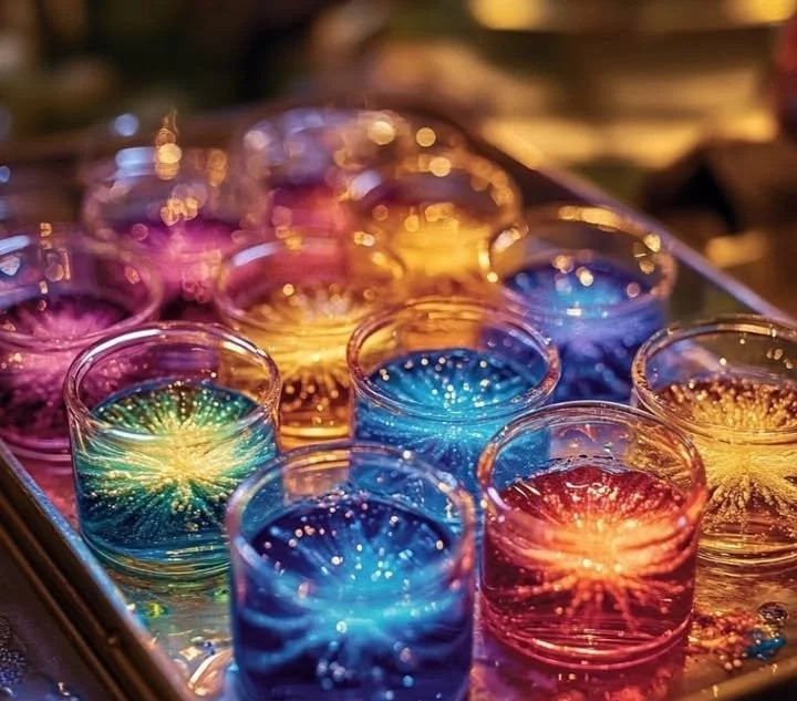 Baking Soda and Vinegar Fireworks