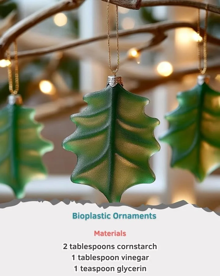 Bioplastic Ornaments