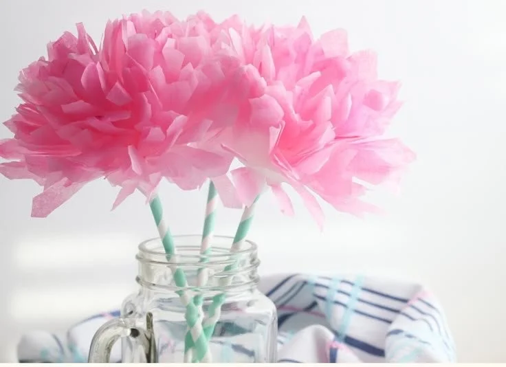 Coffee Filter Flower Craft