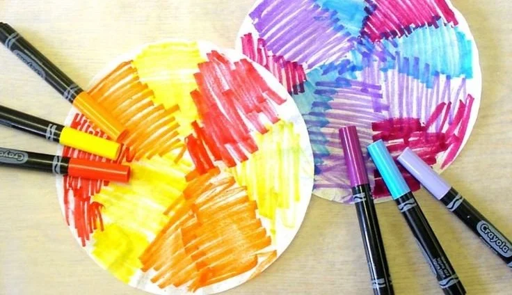 Coffee Filter Flower Mother's Day Craft for Kids