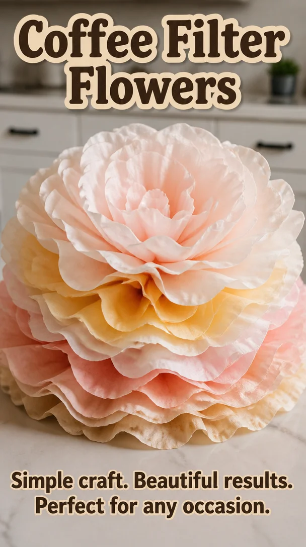 Coffee Filter Flowers
