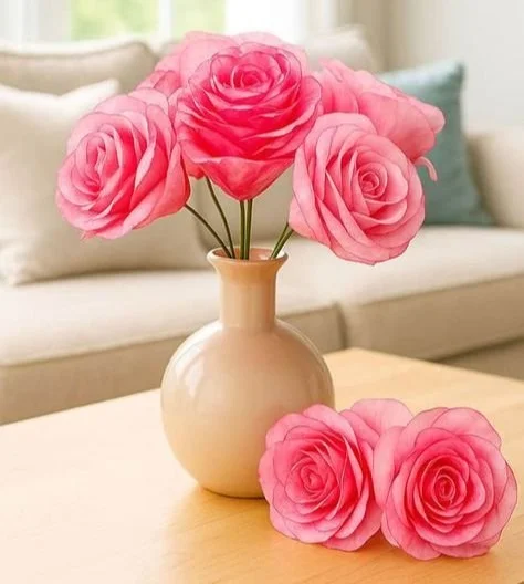 Coffee Filter Roses - Easy DIY Paper Flower Tutorial