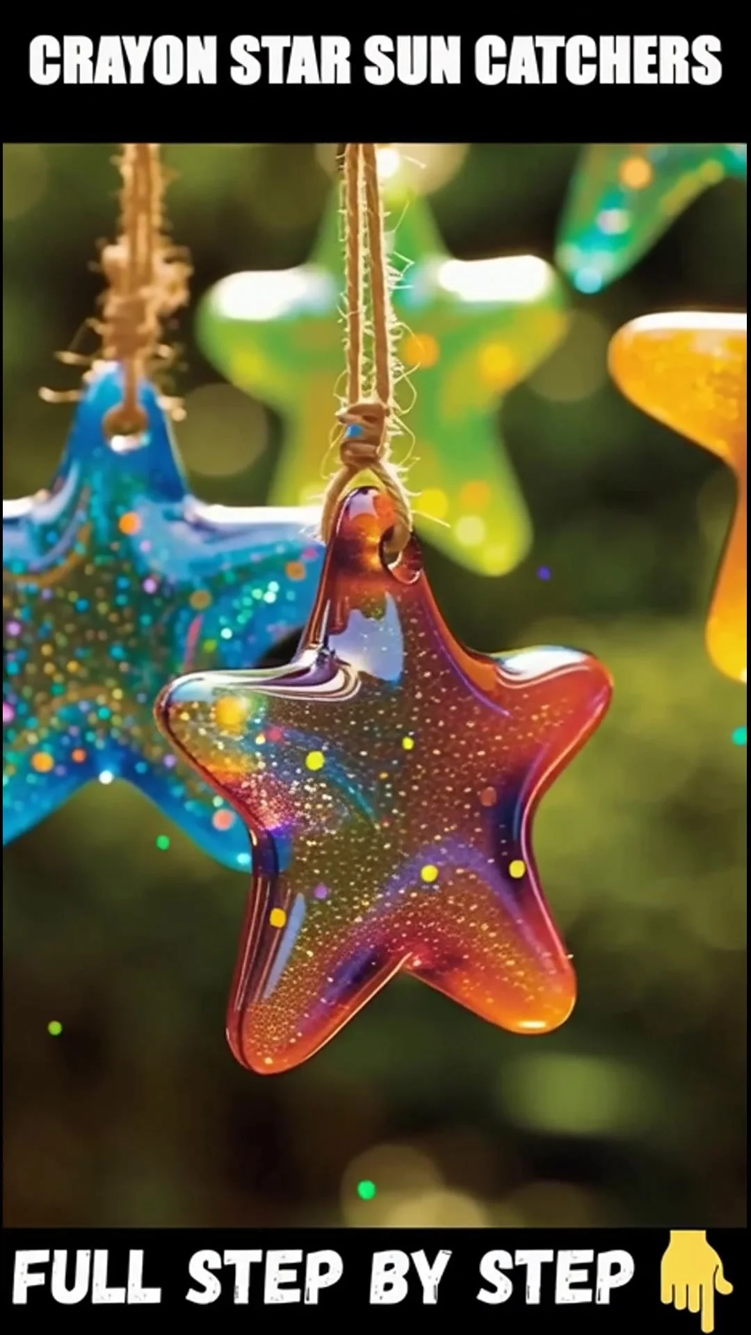 Crayon Star Sun Catchers