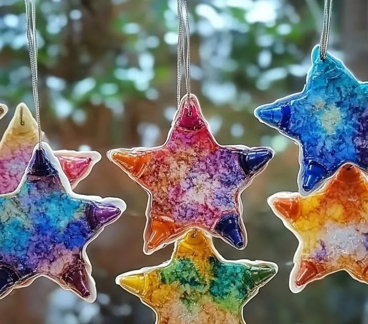 Crayon Star Sun Catchers