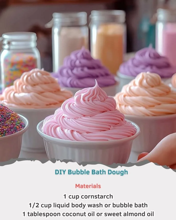 DIY Bubble Bath Dough