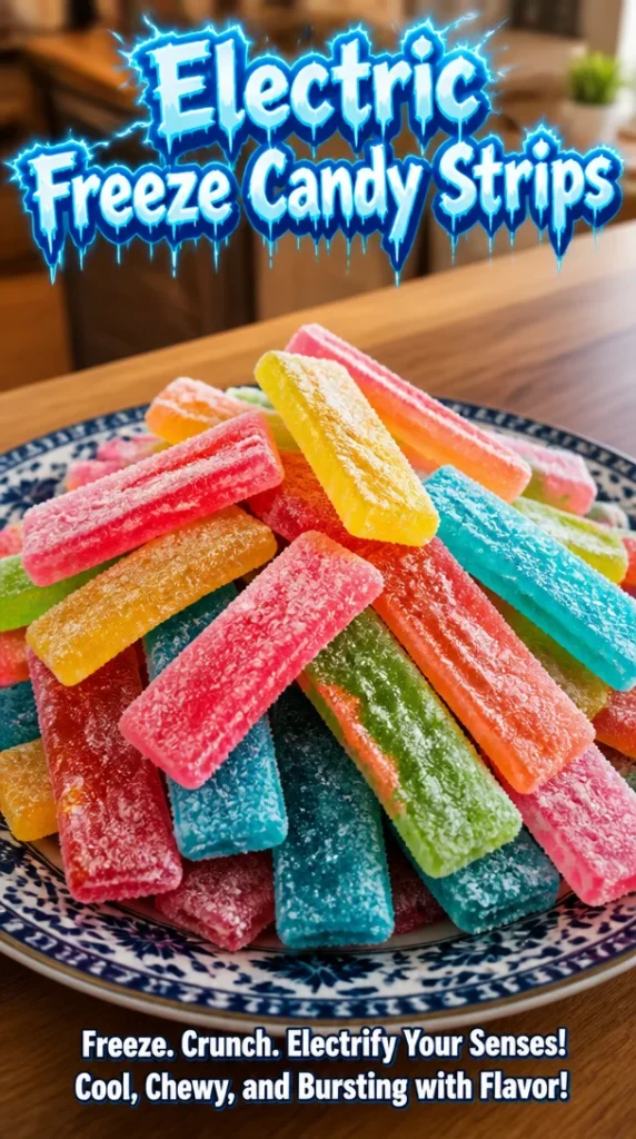 Electric Freeze Candy Strips – a refreshing, fruity candy treat