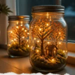 Fairy Light Mason Jars