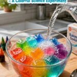 Fizzing Ice Cubes – A Colorful Science Experiment