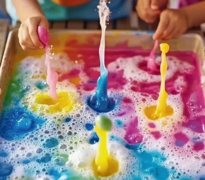 Fizzy Painting for Kids