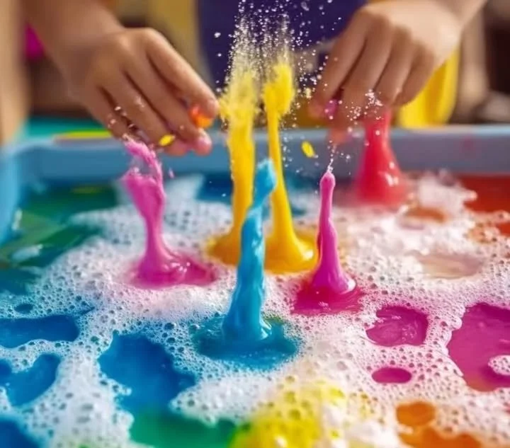 Fizzy Painting for Kids