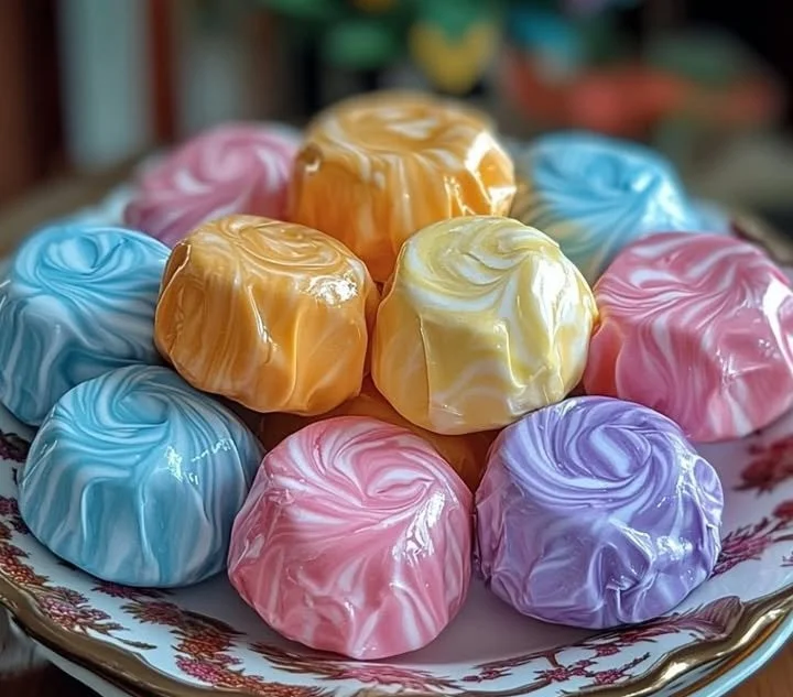 Homemade Colorful Taffy