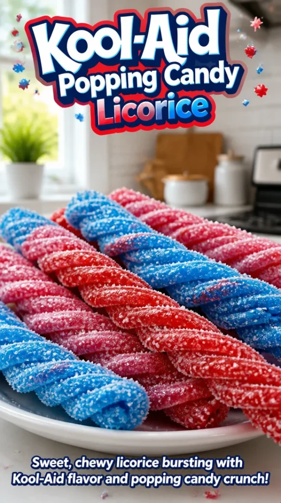 Kool-Aid Popping Candy Licorice creating a fun popping sensation