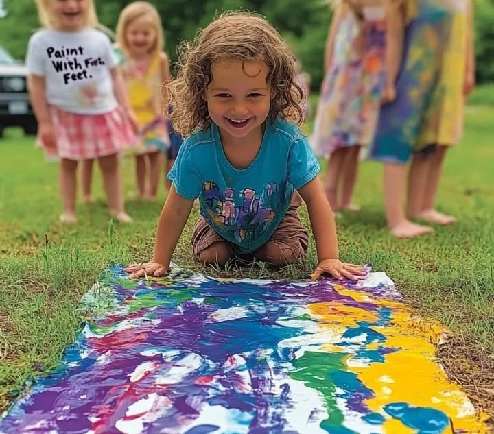 Paint With Feet