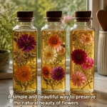 Preserving Flowers in Baby Oil