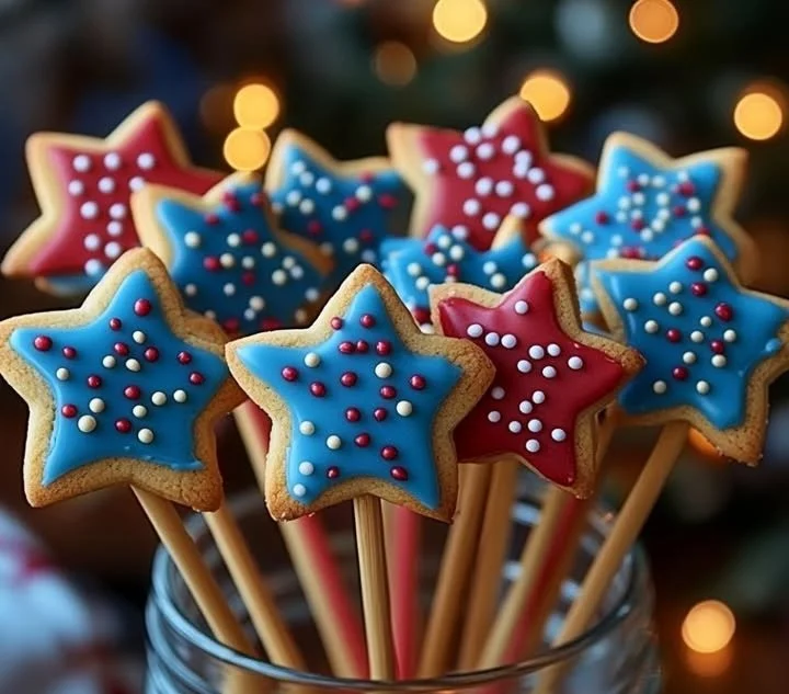 Star-Shaped Cookie Wands