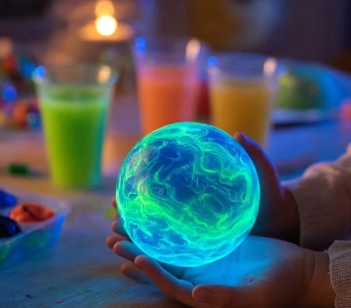 Swirl Glowing Bounce Ball