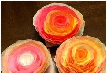 Tutorial: Coffee Filter Roses » Dollar Store Crafts