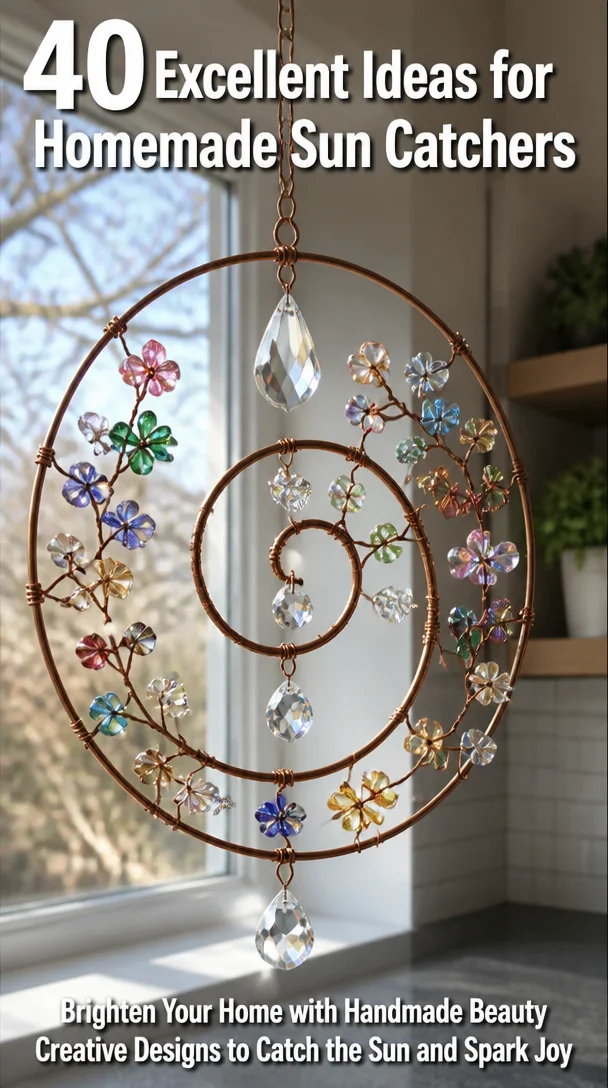 40 Excellent Ideas for Homemade Sun Catchers