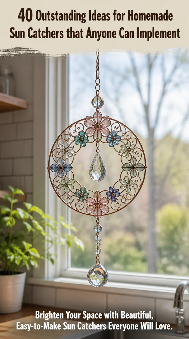 40 Outstanding Ideas for Homemade Sun Catchers that Anyone Can Implement