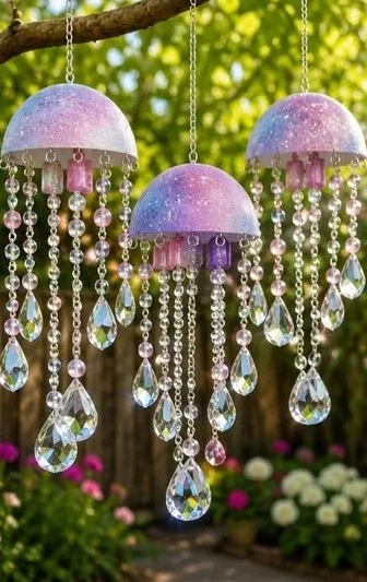 Beaded Jellyfish Sun Catchers