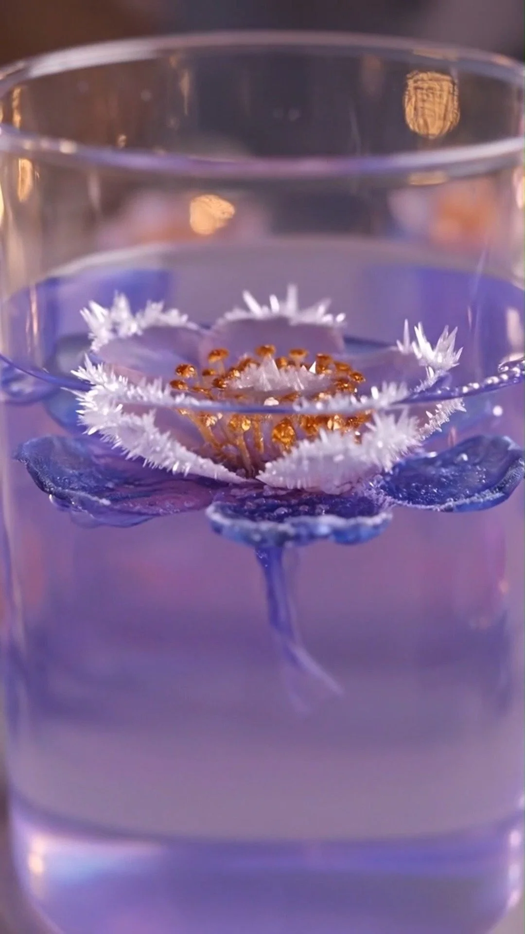 Borax crystal flowers bloom with dazzling crystal textures ✨ Watching each petal sparkle as crystals form is mesmerizing. Save this stunning science craft! #BoraxCrystals #CrystalFlowers #KidsScience