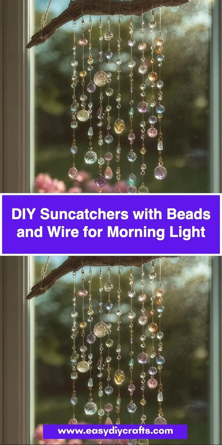 Brighten Your Mornings: 10 DIY Suncatcher Designs with Beads & Wire