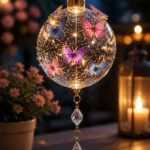 Butterfly Crystal Light Ornament