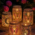 Butterfly Moon Crystal Lantern Jars