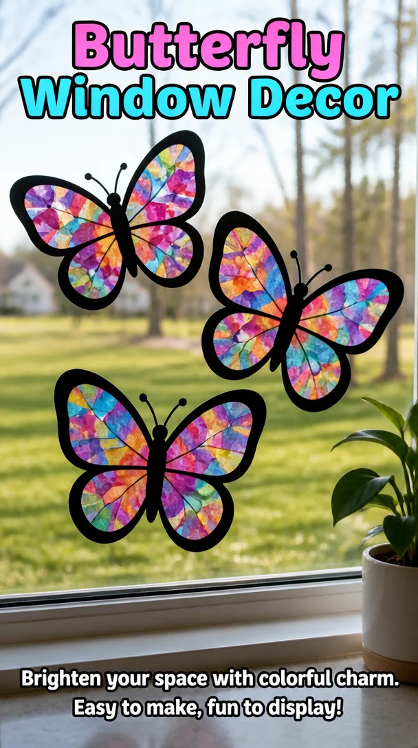 Butterfly Window Decor