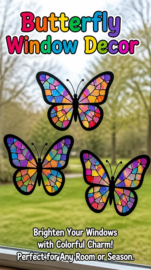 Butterfly Window Decor