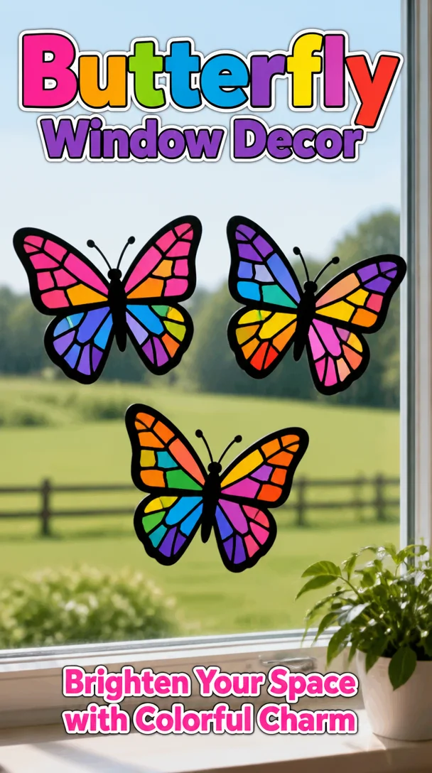 Butterfly Window Decor