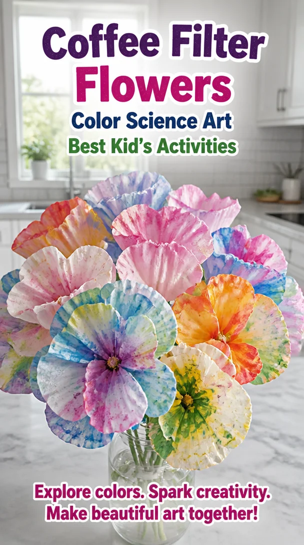 Coffee Filter Flowers Color Science Art Best Kid's Activities