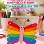 Colorful butterfly craft transforms simple materials into vibrant fluttering butterflies&hellip;