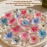 Cornstarch clear flower charms preserve delicate blooms inside beautiful translucent&hellip;