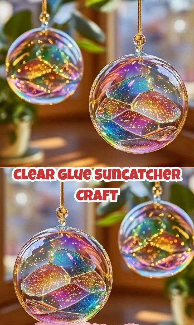 Create Beautiful Clear Glue Suncatchers: Fun Craft for All Ages!