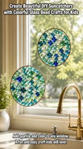 Create Beautiful DIY Suncatchers with Colorful Glass Bead Crafts for&hellip;