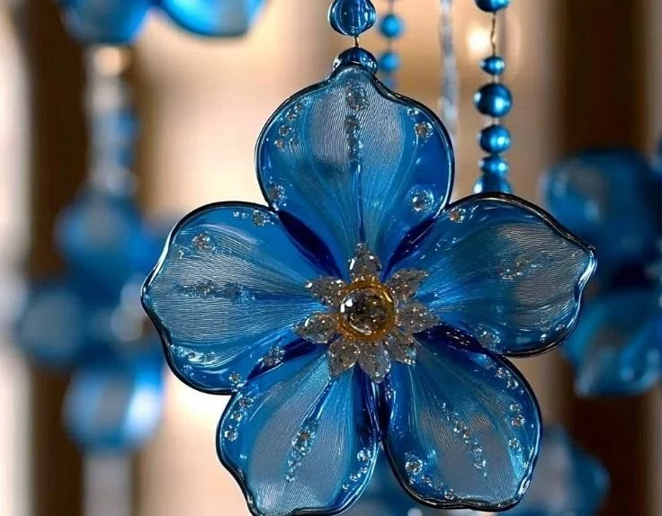 Create Impressive Blue Sun Catchers