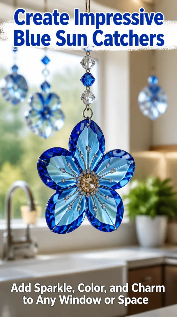 Create Impressive Blue Sun Catchers