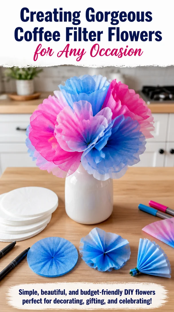 Creating Gorgeous Coffee Filter Flowers for Any Occasion