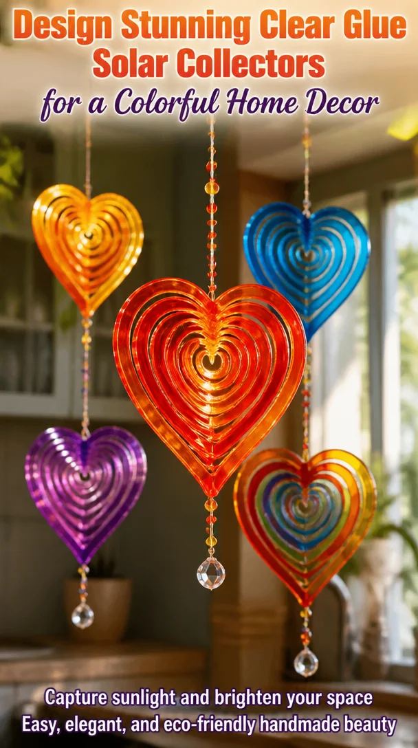 Design Stunning Clear Glue Solar Collectors for a Colorful Home Decor