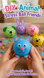 DIY Animal Stress Ball Friends