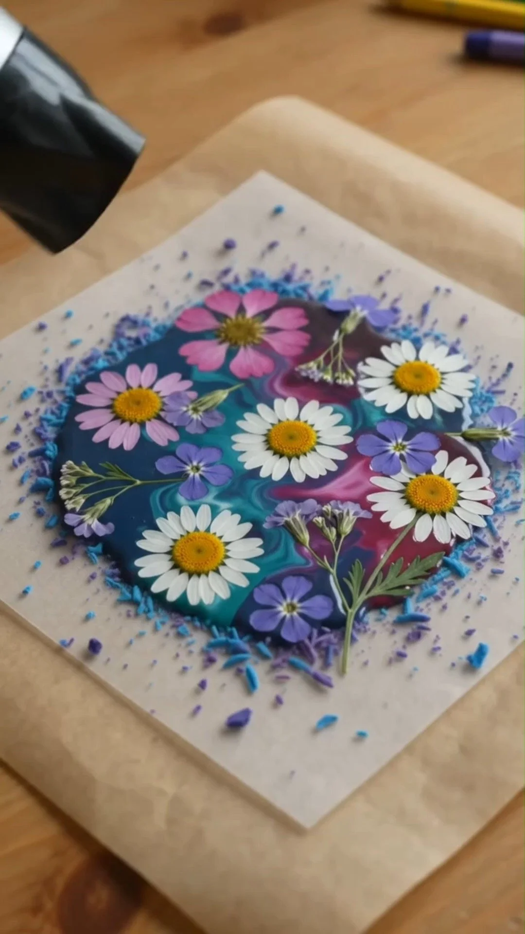DIY bioplastic-style suncatchers create glowing eco-inspired window art with colorful melted effects ✨ Save this creative DIY! #BioplasticDIY #SuncatcherDIY #EcoCraft #KidsScience #CreativeKids #Sust...