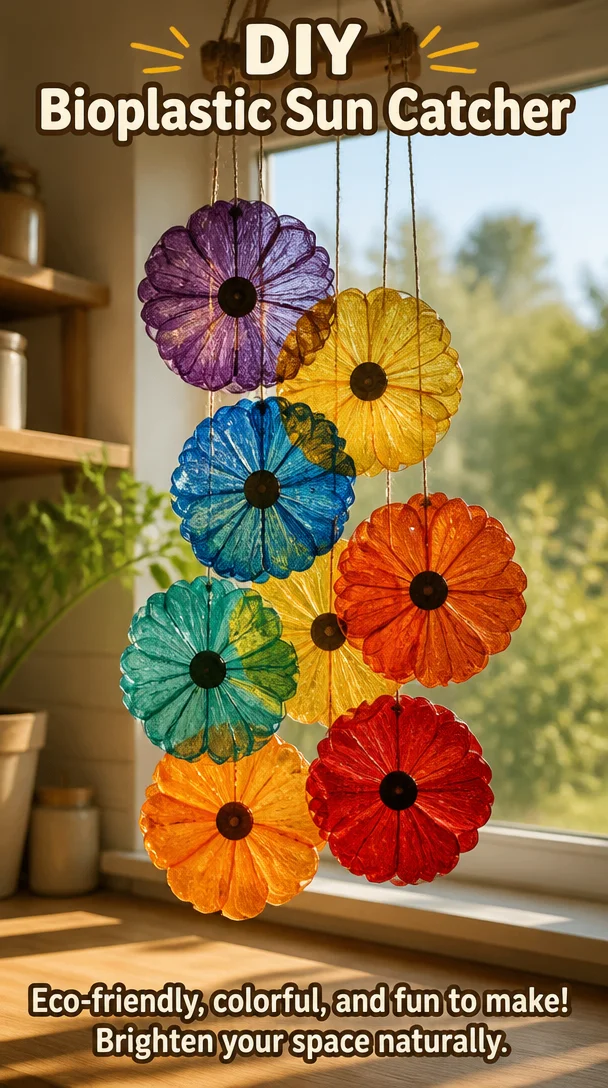 DIY Bioplastic Sun Catcher