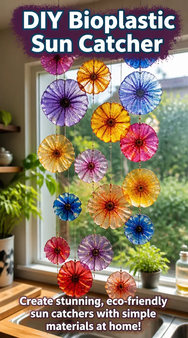 DIY Bioplastic Sun Catcher