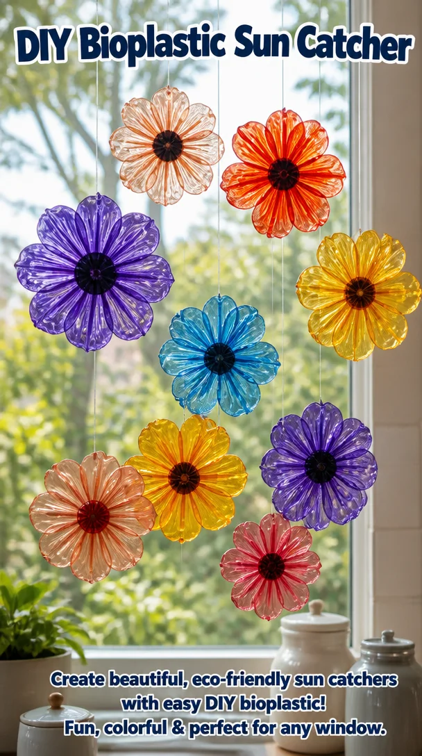 DIY Bioplastic Sun Catcher