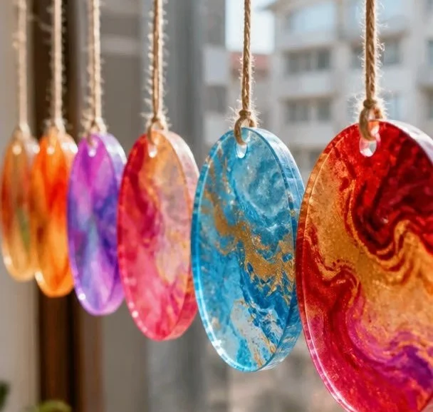 DIY Gelatin Sun Catchers