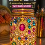 DIY gemstone glow jar sparkles with colorful glowing gems and&hellip;