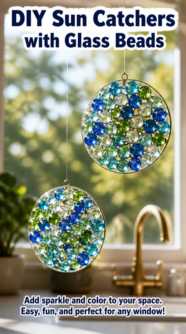 DIY Sun Catchers with Glass Beads