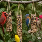 Easy Bird-Friendly Cardboard Tube Feeders