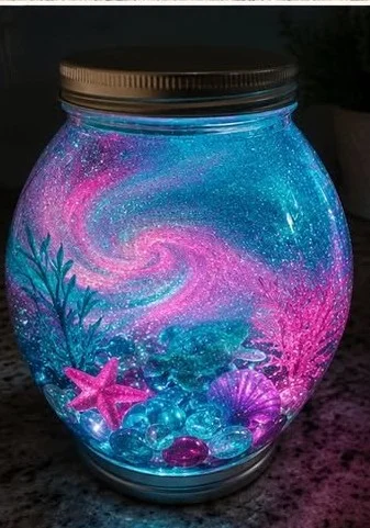 Galaxy Ocean Sensory Jar